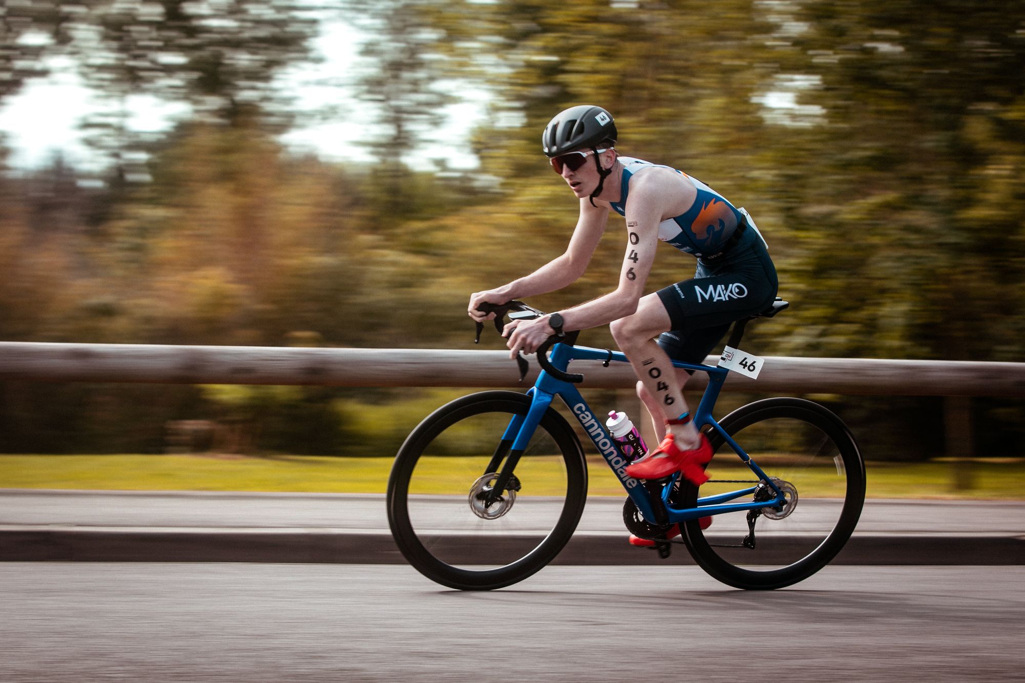 Cycliste tout sourire sur le parcours vélo de Woippy